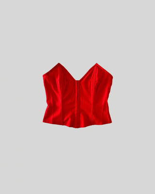ROSIA CORSET TOP - RED