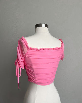 Melinda Crop Top - Pink